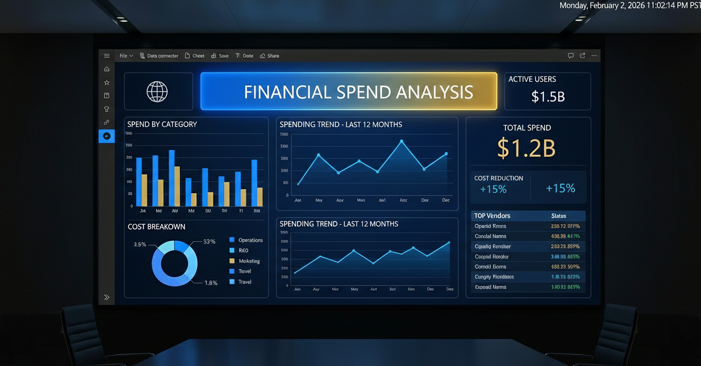 Spend Analytics Dashboards